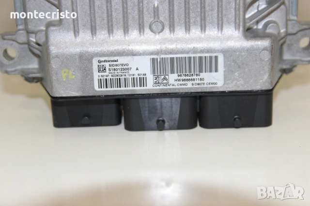 Моторен компютър Citroen C4 II (2010-2018г.) 9678628780 / SID807EVO / S180123007 A / S180123007A, снимка 2 - Части - 54773110