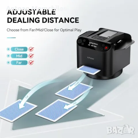 Разбърквач карти KPAW MAX 6 2-in-1 Automatic Card Shuffler Dealer, снимка 5 - Друга електроника - 55409899
