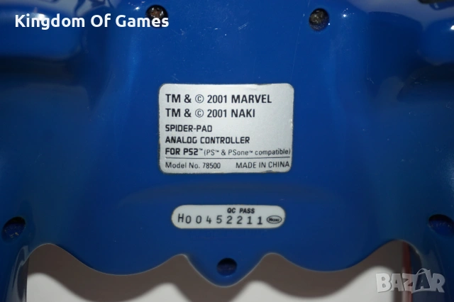 Оригинален Контролер Spider-Pad Marvel Naki за Playstation 2  ТЕСТВАН И РАБОТЕЩ, снимка 11 - Аксесоари - 54312209