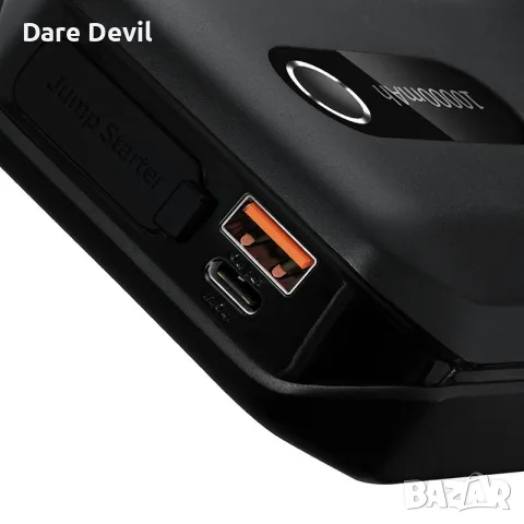 Преносим стартер за автомобил 12V (Jump Starter) с power bank и LED фенер, снимка 6 - Други инструменти - 55317741