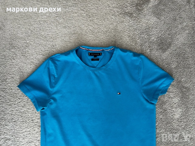 Tommy Hilfiger Tjm Тениска Син Twilight, снимка 2 - Блузи - 54493726