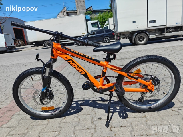 BG Алуминиев велосипед 20" NINJA оранж, снимка 6 - Велосипеди - 54864134