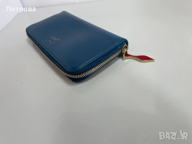 Кожен портфейл Christian Louboutin Оригинал, снимка 6 - Портфейли, портмонета - 54638082
