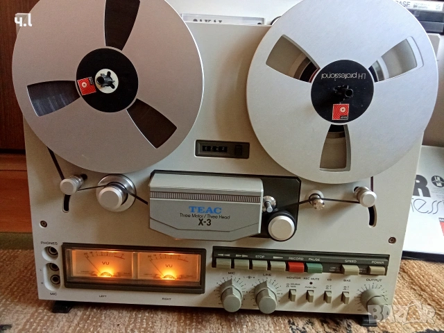 TEAC. X-3.three motor.three Head, снимка 2 - Декове - 54809453