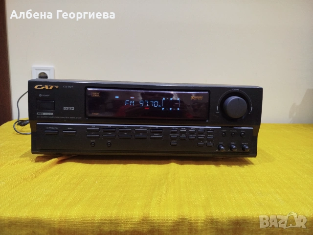 Усилвател CAT CS- 907- 120 W max, снимка 7 - Ресийвъри, усилватели, смесителни пултове - 54632845