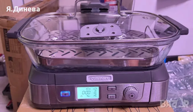 Уред за готвене на пара Cuisinart 5L, снимка 5 - Уреди за готвене на пара - 55504560
