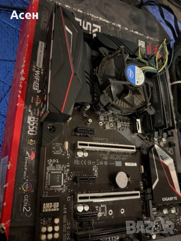 дъно Gigabyte Z390 Gaming X И рам 16 gb i5-8600, снимка 5 - Видеокарти - 49520594