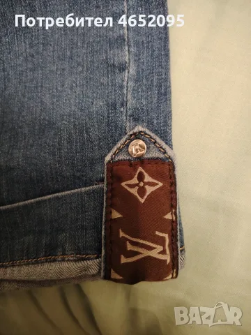 Къси Дамски дънки 3/4-ти Louis vuitton, снимка 8 - Дънки - 55566282