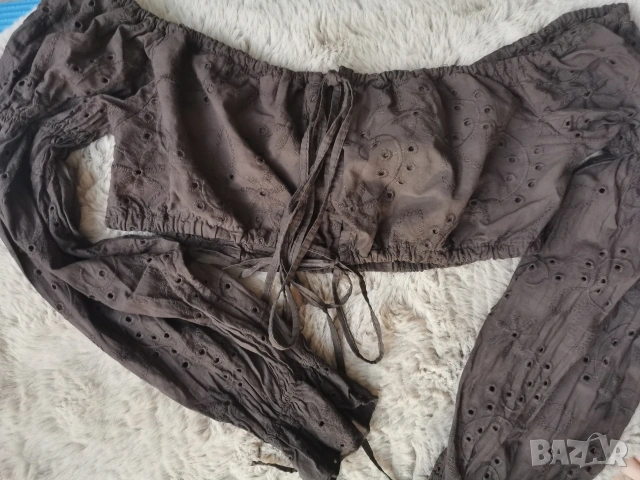 летен шоколадов сет с бродерии на LBD, сет Avin , снимка 7 - Комплекти - 55225778