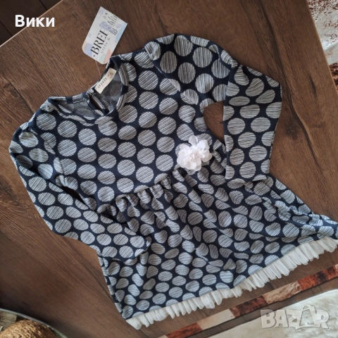 Нова детска рокля, размер 110см , снимка 3 - Детски рокли и поли - 54484281