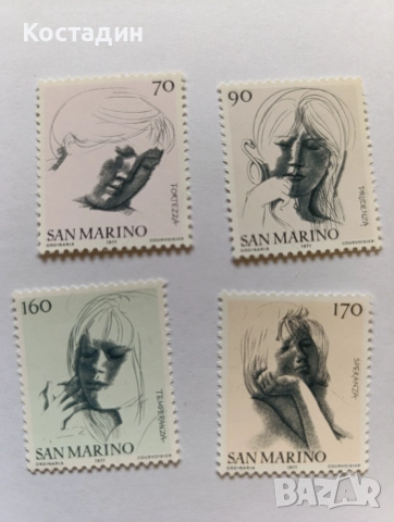 Пощенски марки Сан Марино , снимка 3 - Филателия - 54777457