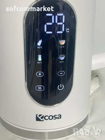 Електрическа Кана Ecosa EO-691 (1.7л, 2200W) – с Гаранция, Нова, Дигитална!