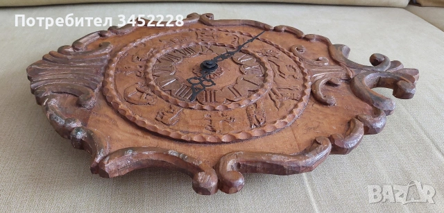 Дърворезба часовник за ценители , снимка 6 - Декорация за дома - 55191390