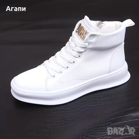 Уникални мъжки високи кецове внос от чужбина нови №42