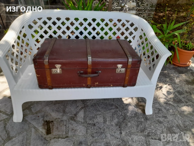 60€*РЕТРО ЗАПАЗЕН И УНИКАЛЕН КУФАР, снимка 3 - Антикварни и старинни предмети - 54492357