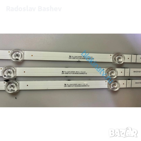  LED BAR SET HISENSE 43" CRH-BXBT43Y1303006030AKREV1.0,HD425Y1U71-T0L1+2020102001-SVH430AG8, снимка 4 - Части и Платки - 54752253
