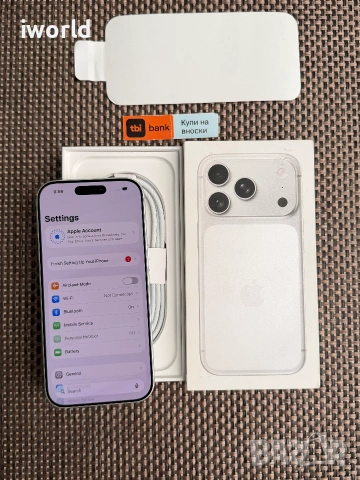 НОВ❗️ ГАРАНЦИЯ❗️ iPhone 17 Pro ⚠️Лизинг от 41€/мес ⚠️ Silver  256Gb, снимка 10 - Apple iPhone - 55119728