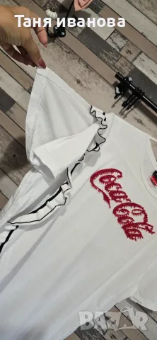 Pinko coca cola L-дамска тениска (А-185), снимка 5 - Тениски - 55686754