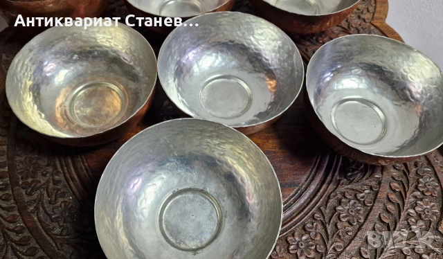 Винтидж медни купички внос от Швейцария , снимка 9 - Кутии за храна - 54685083