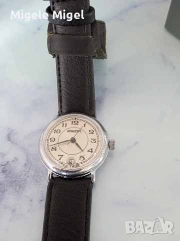 Руски мъжки ръчен часовник РАКЕТА, снимка 11 - Мъжки - 54247381