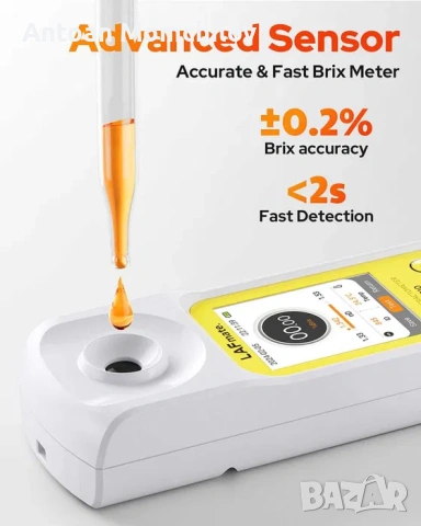 Дигитален рефрактометър LAFMATE BM-310 0-95% Brix, снимка 6 - Друга електроника - 54827817