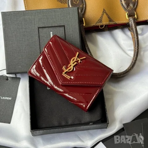 Saint Laurent Monogram Small Envelope Wallet , снимка 5 - Портфейли, портмонета - 55417589