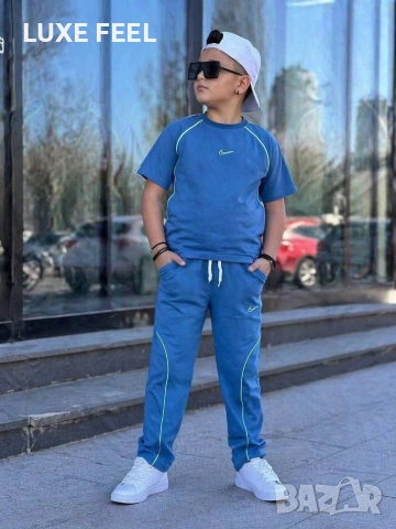Nike 🫟 с Шапка 🫟Лого Бродирано , снимка 3 - Детски комплекти - 54562161