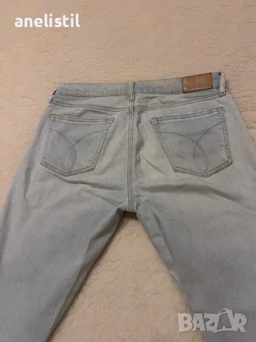 Оригинални Calvin Klein Jeans – светлосини дънки, снимка 2 - Дънки - 55631150
