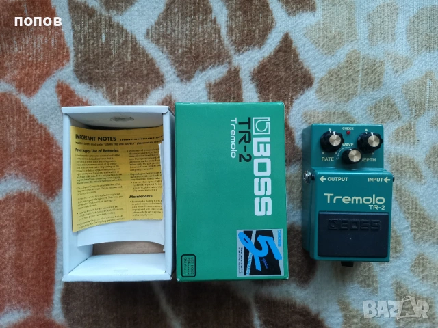 Boss tr2 tremolo -new , снимка 5 - Китари - 54405103