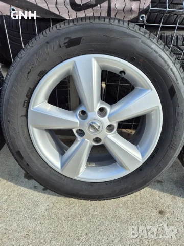 Джанти Nissan 17 цола , 5х114,3 , 6.5j ,et40 215/60/17 Renault Toyota, снимка 4 - Гуми и джанти - 54511129