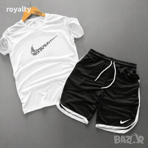Nike Нов Мъжки Къс Летен Екип Найк 