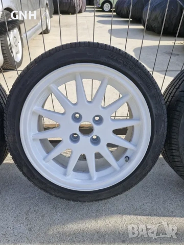 Джанти Intra 15 цола , 4х100 ,7j , et20 195/45/15 Bwm Vw Honda Opel, снимка 3 - Гуми и джанти - 54576489