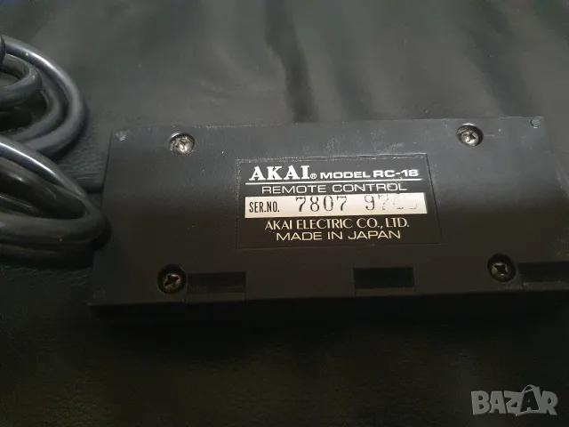 Дистанционно за магнетофон AKAI, снимка 4 - Декове - 55662678