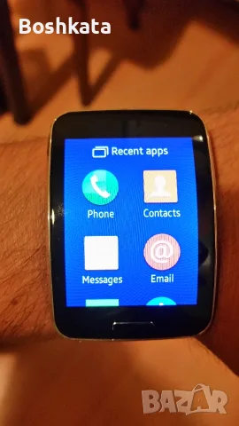 Smart watch AMOLED curved Samsung Gear S/ SM-R750 - SIM card slot, снимка 6 - Смарт гривни - 55505039