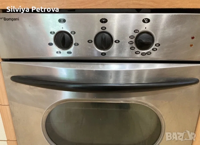 Bompani фурна за вграждане, инокс, използвана, снимка 3 - Печки, фурни - 54958383