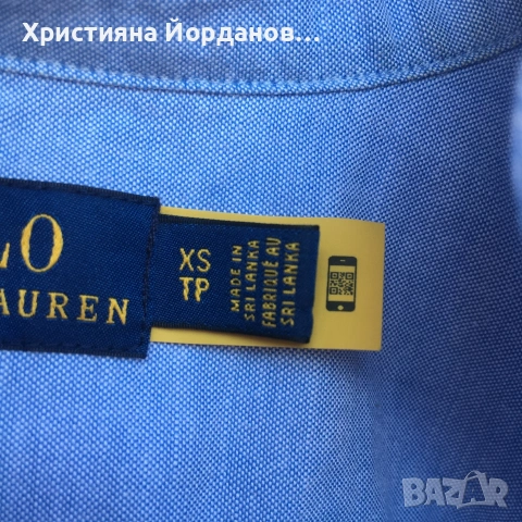 Дамска риза с къс ръкав от Polo Ralph Lauren с бродирано лого,ХС, снимка 3 - Ризи - 54326247