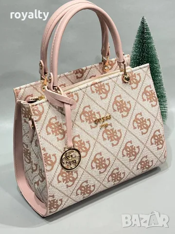 Guess Нова Дамска Кожена Чанта Различни Цветове , снимка 2 - Чанти - 55618219