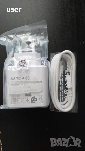 Зарядно за Samsung 45W Super Fast Charge USB-C S20 S21 S22 S23 S24 S25 Ultra, снимка 3 - Оригинални зарядни - 54654417