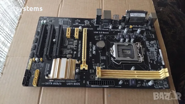 Дънна платка Asus H81-PLUS Socket LGA1150, снимка 5 - Дънни платки - 55335340