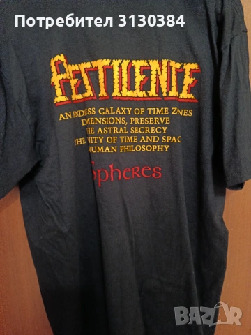 Pestilence оригинална тениска, снимка 2 - Тениски - 54370722