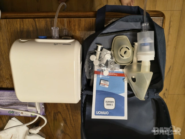 Инхалатор Omron NE-C28P, снимка 6 - Друга електроника - 55222617