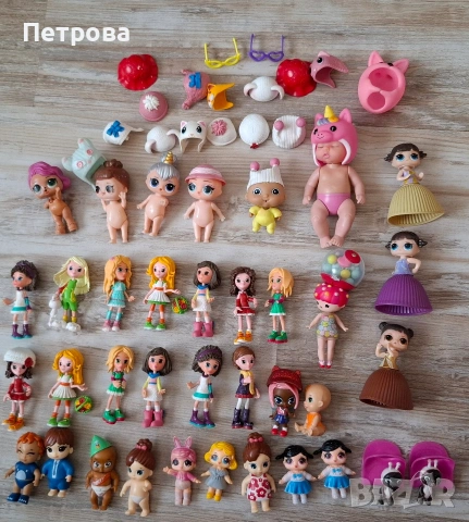 Колекция от малки куклички и аксесоари, снимка 3 - Фигурки - 54582587