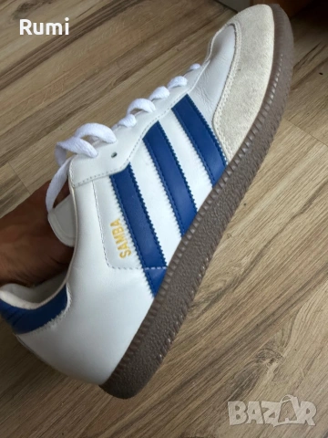 Кожени оригинални маратонки Adidas Samba Italia ! 42 н, снимка 10 - Маратонки - 54754829