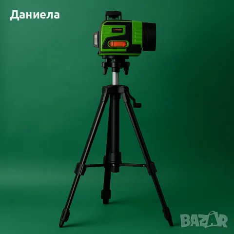 Лазерен нивелир с тринога + подарък малък нивелир, снимка 3 - Други инструменти - 53641727