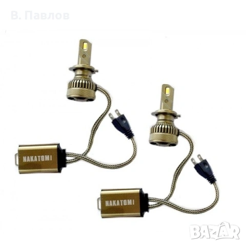 LED Крушки NAKATOMI 12-24V 60W carbus, снимка 2 - Части - 54778295