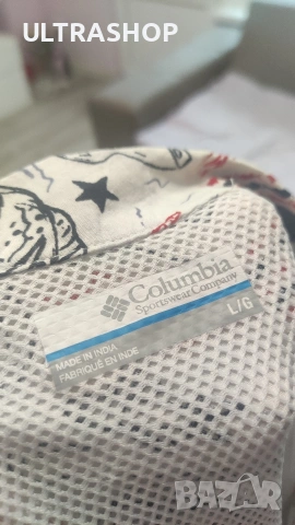 Columbia L size Лятна риза с рибарски мотиви в отлично състояние, снимка 2 - Ризи - 54544871