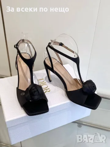 Christian Dior Дамски Елегантни Сандали На Ток Кристиян Диор - Различни Цветове Код KP5, снимка 3 - Сандали - 55682047