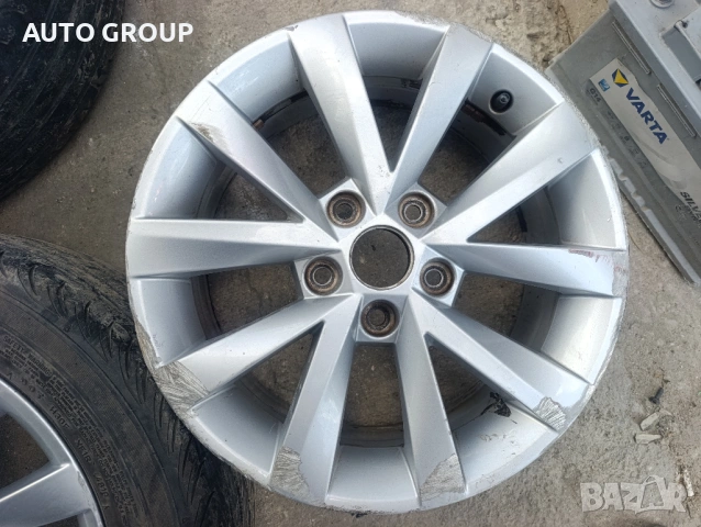 Джанта 16 цола 5х112 ЕТ46 за Шкода, Ауди, Сеат / Skoda, Audi, VW - 5E0601025BJ, снимка 2 - Гуми и джанти - 54733066