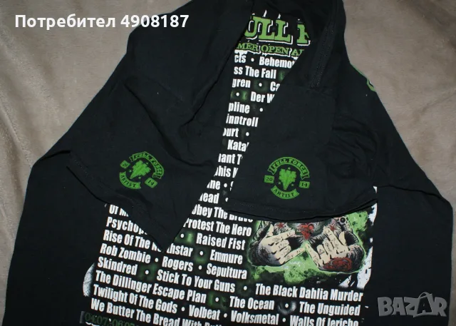 Тениска от фестивал With full force" 2014 (Motorhead,Sepultura,Moonspell...), снимка 2 - Тениски - 55572000