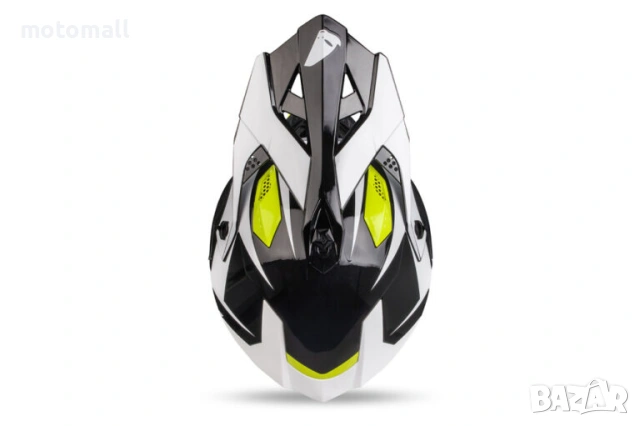 Крос каска UFO  Intrepid BIANCO/NERO, снимка 4 - Аксесоари и консумативи - 54216338